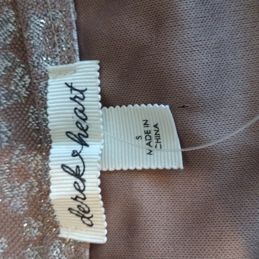 Derek Heart Dress With Earrings Nwt - Picture 5 of 8